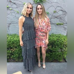 Sleeveless Halter Neck Chiffon Ruffle Tiered Maxi Dress